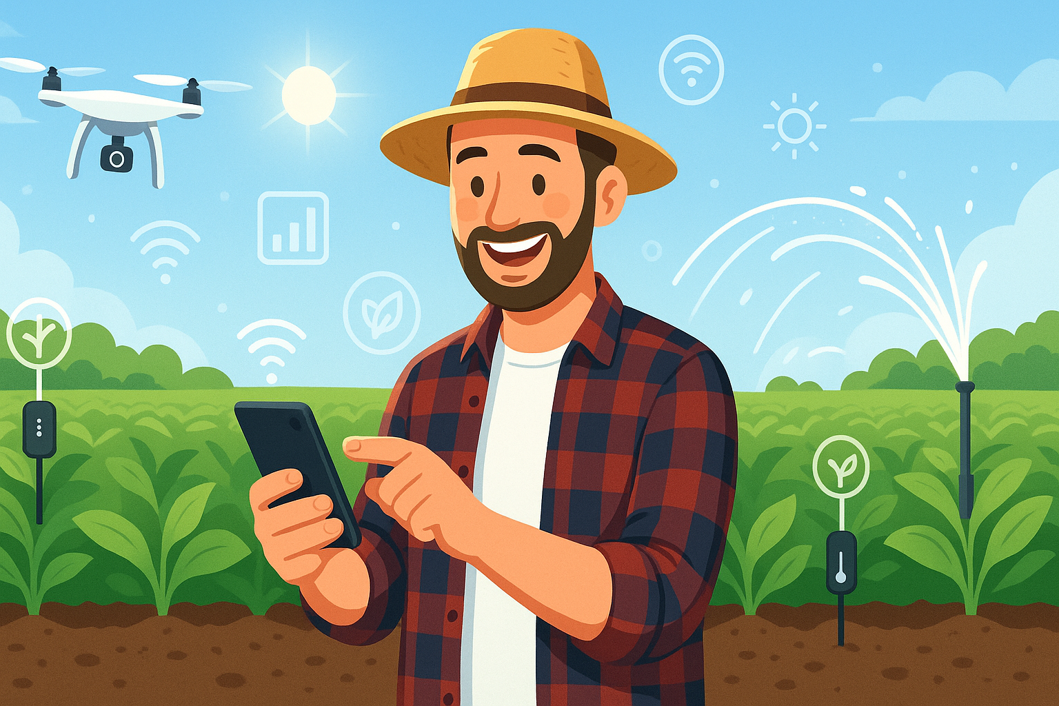 agricultor inteligente IoT