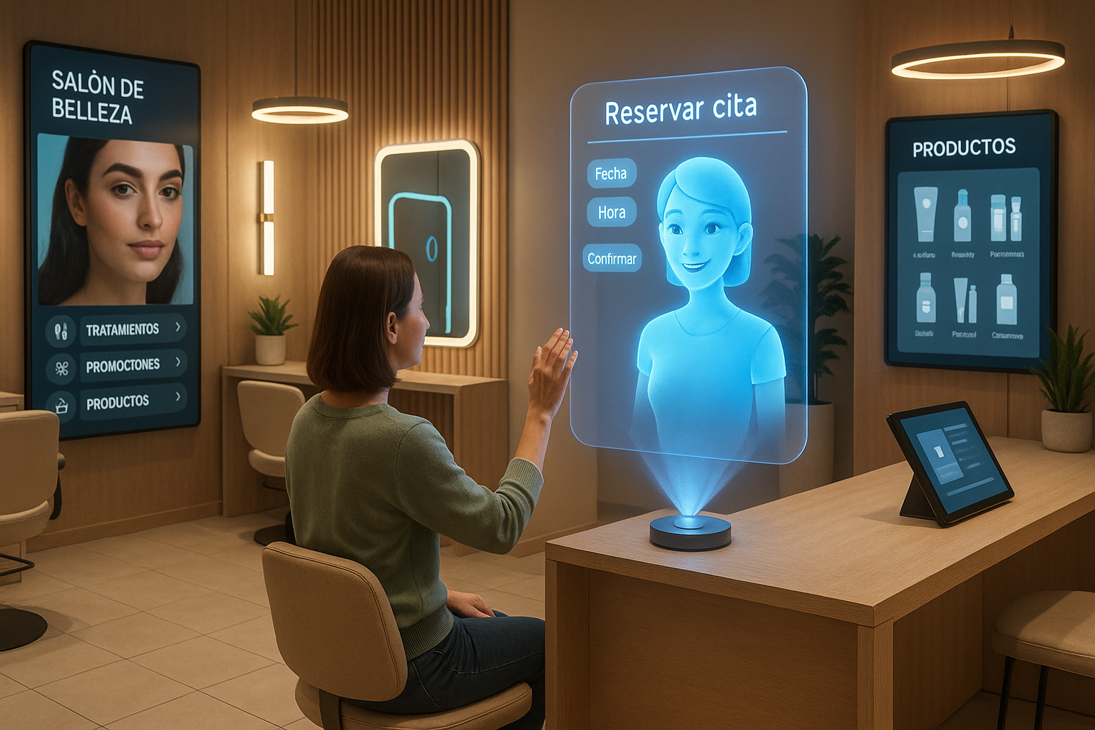 Descubre cómo usar inteligencia artificial para salones de belleza y automatiza reservas, reduce cancelaciones y mejora la atención al cliente sin esfuerzo.